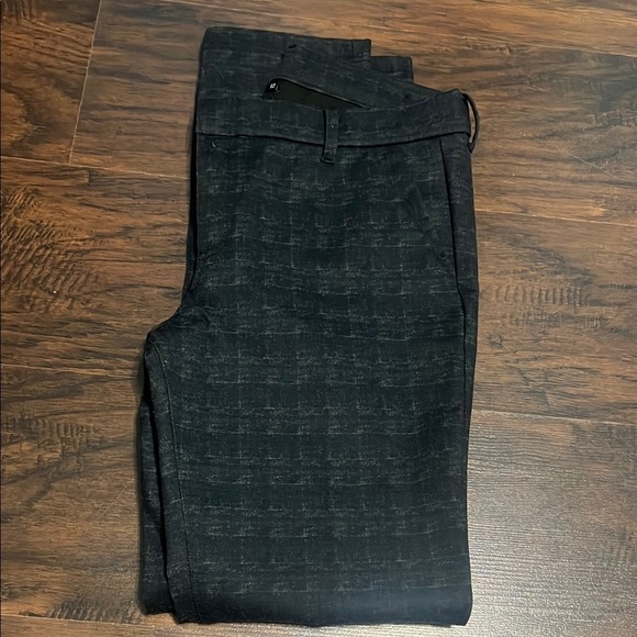 Kut From The Kloth Diana Skinny Black Charcoal Patterned Mid Rise Trousers 12 - Picture 14 of 16